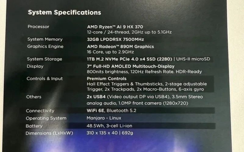 Zotac Zone Pro